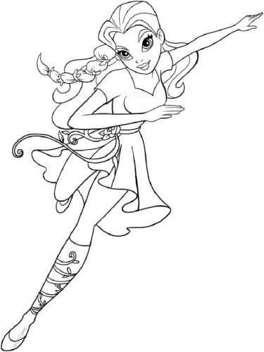 Poison Ivy Coloring Pages For Quick Usage Educative Printable
