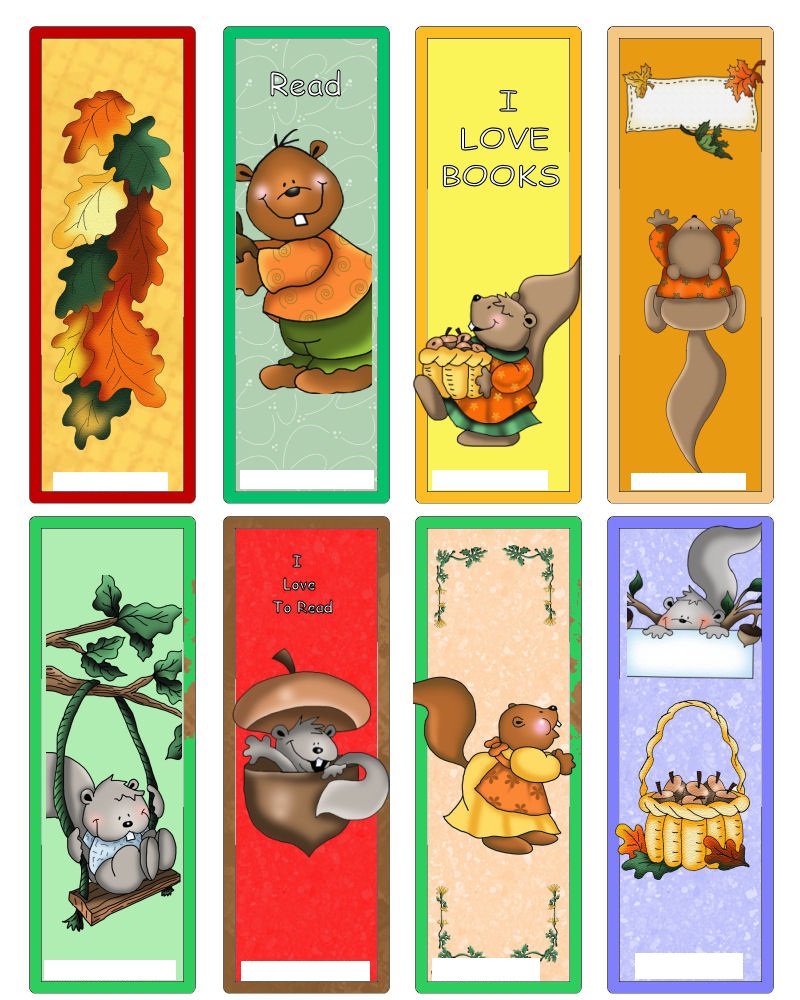 printable bookmarks for kids 4