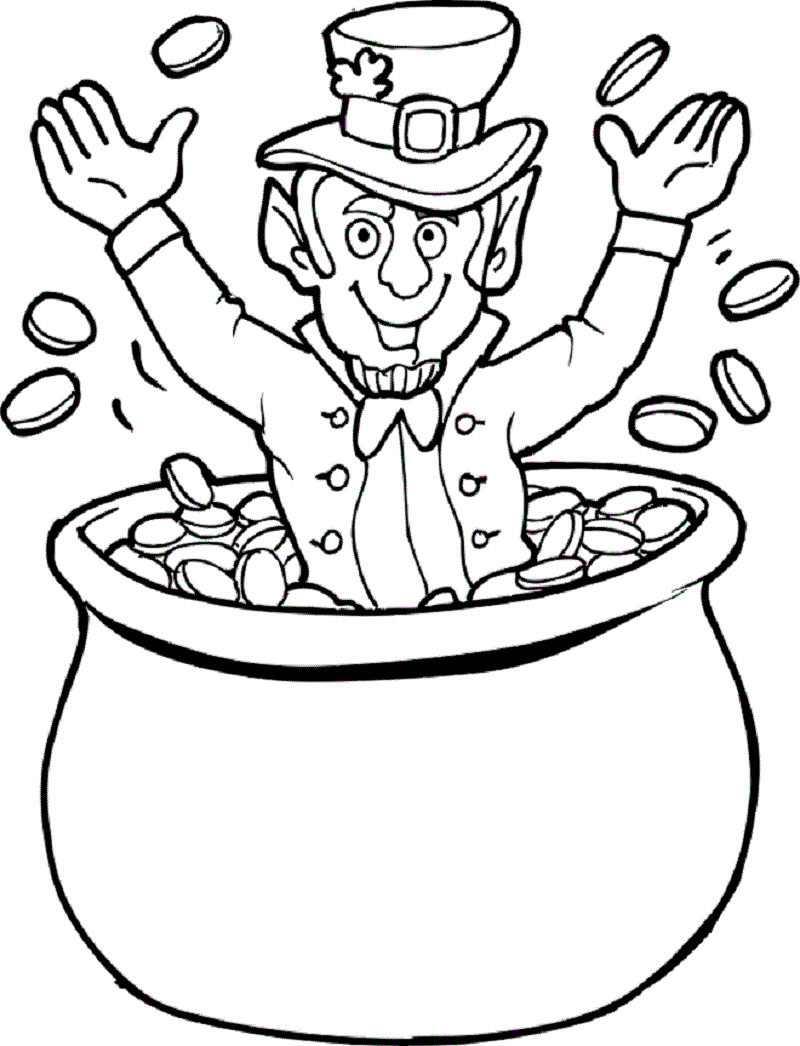 st patrick's day coloring pages 4