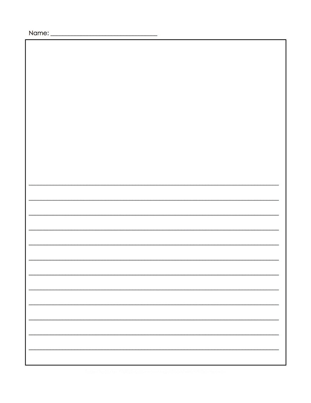 writing paper printable 2
