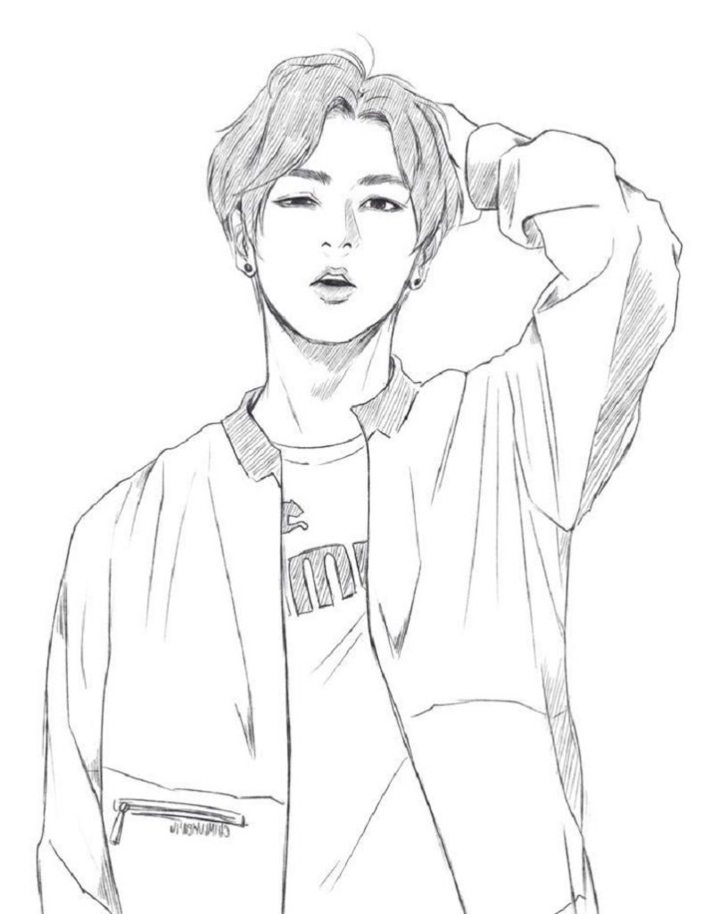 BTS Coloring Pages for Creative People | Educative Printable