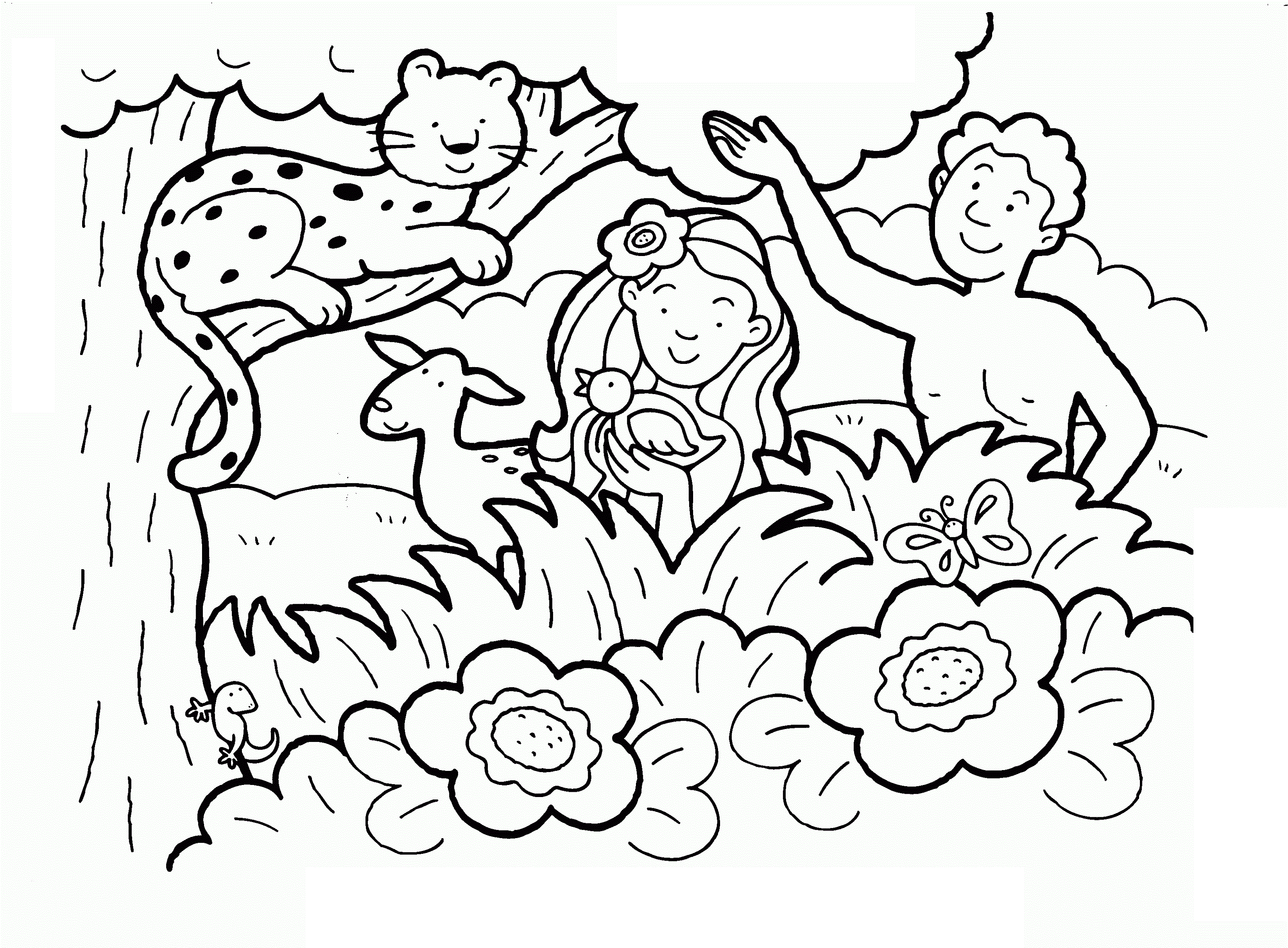 creation coloring pages 2