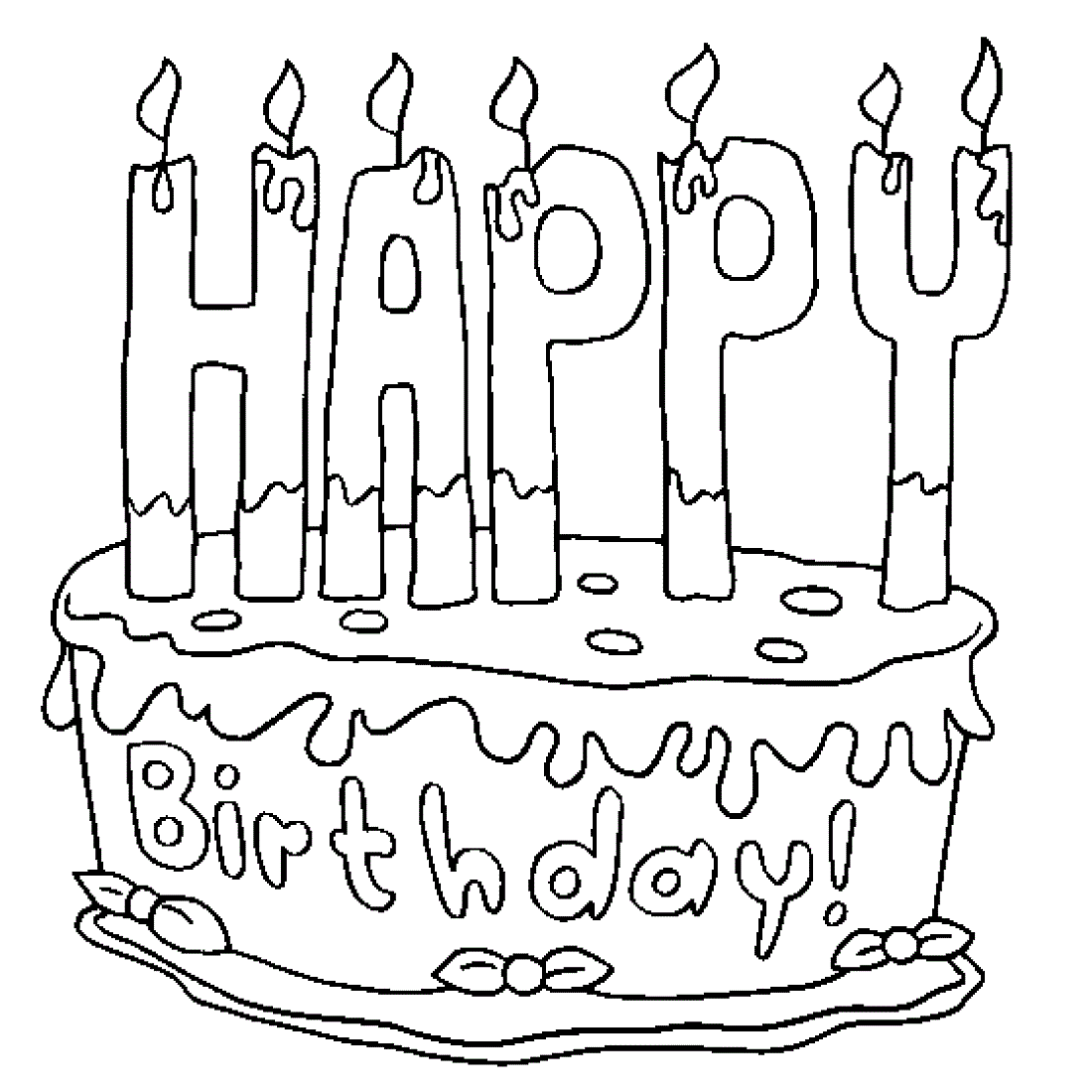happy birthday coloring pages 5