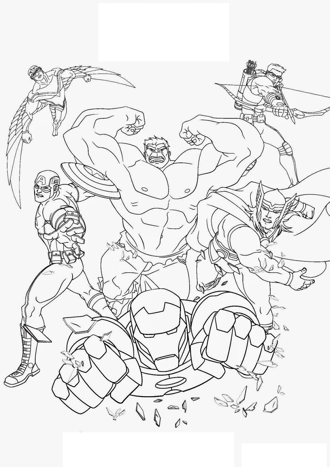 marvel coloring pages 3
