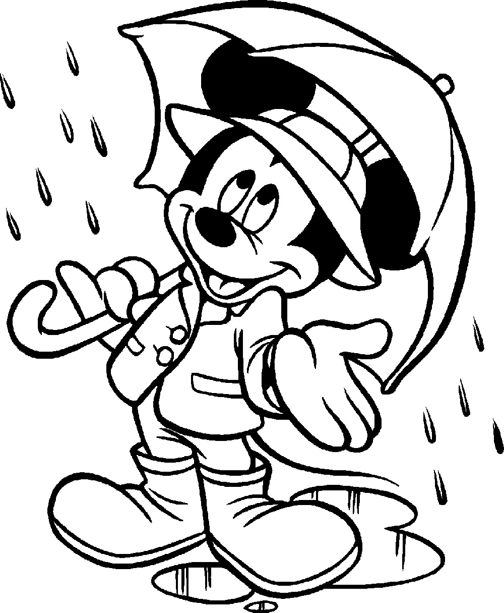 mickey mouse coloring pages 2