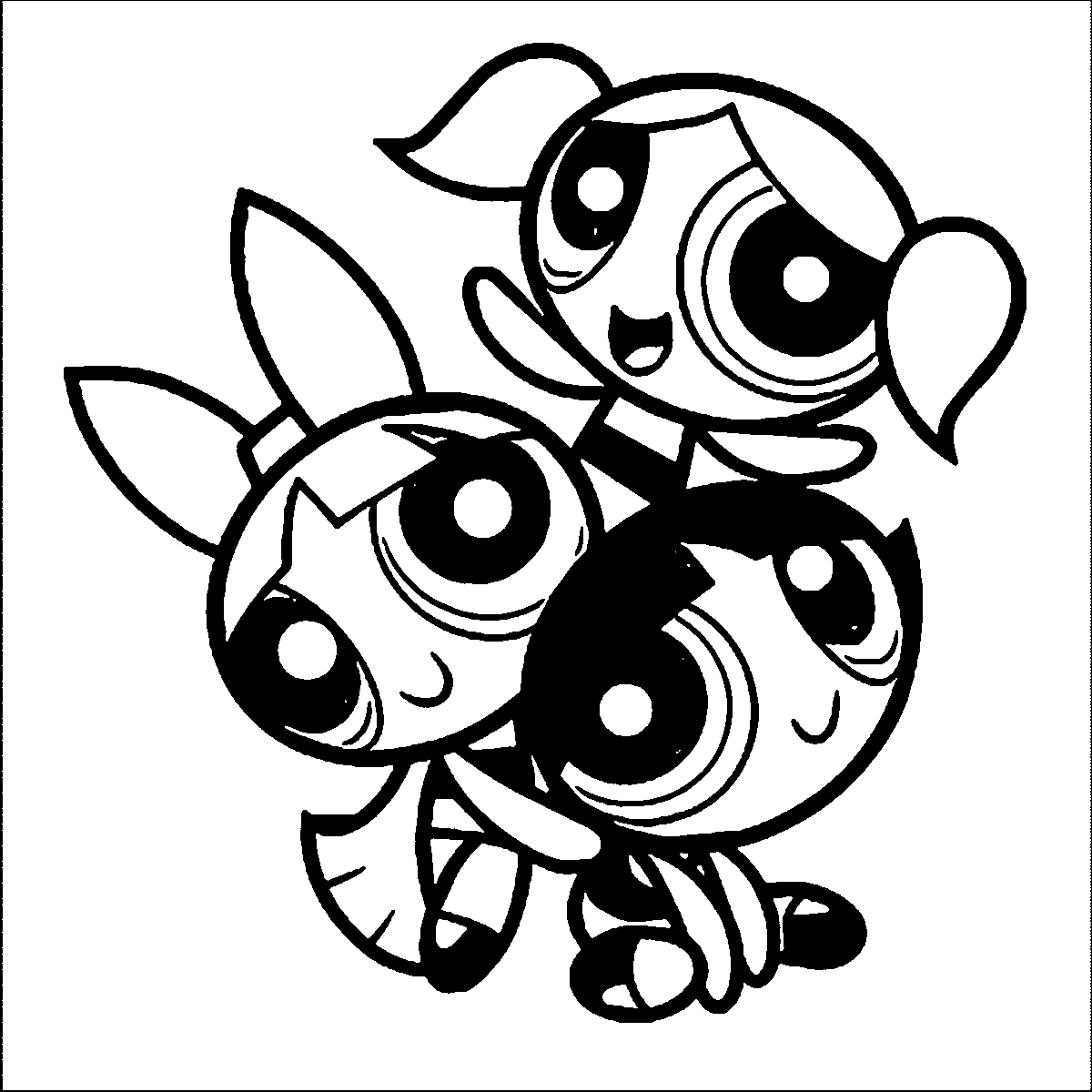 powerpuff girls coloring pages 4