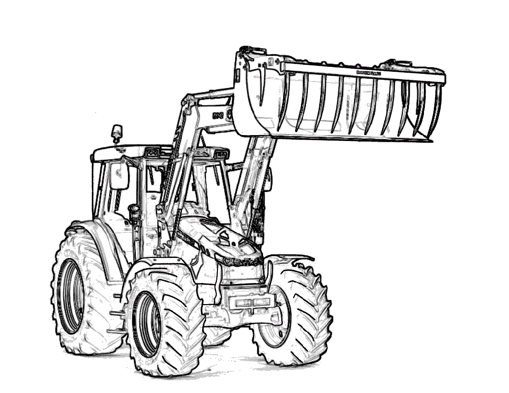 tractor coloring pages 3
