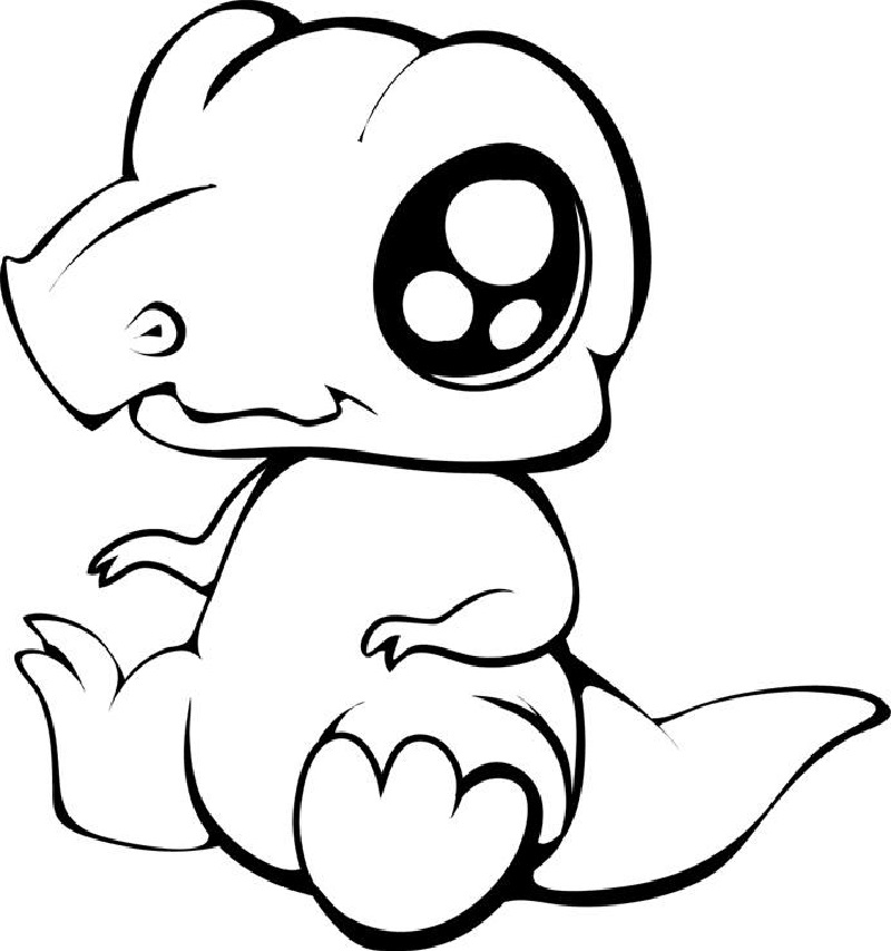 baby dinosaur coloring pages 3