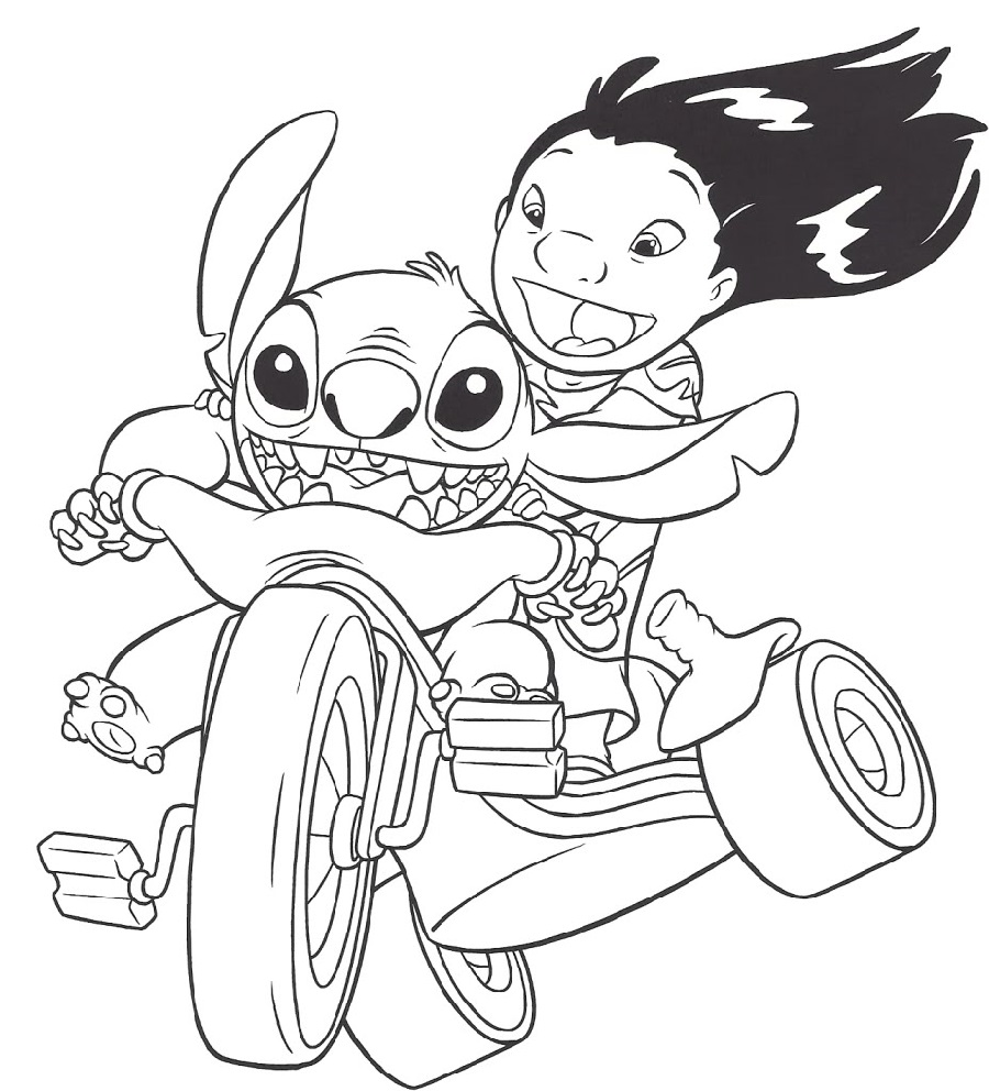 lilo and stitch coloring pages 1