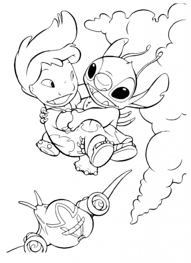 Lilo and Stitch Coloring Pages For Good Grades | Educative Printable