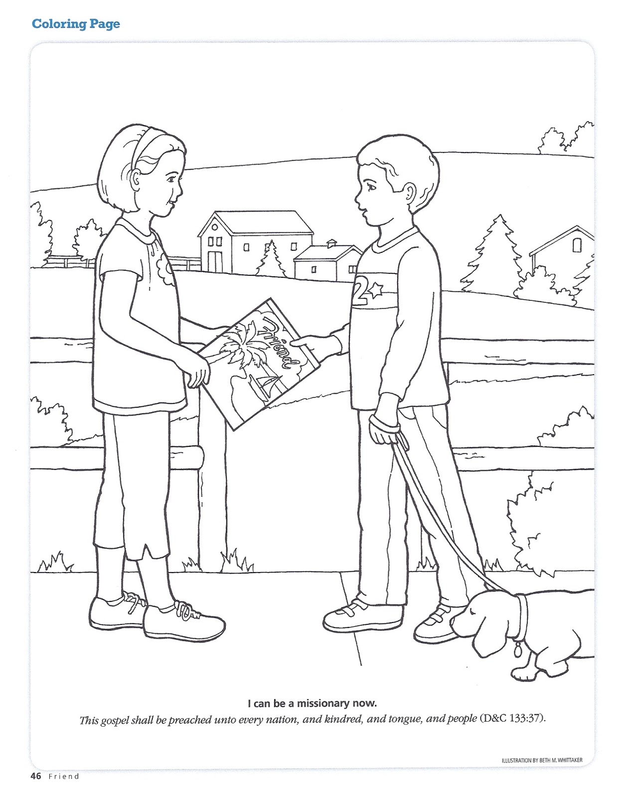 missionary coloring pages 2