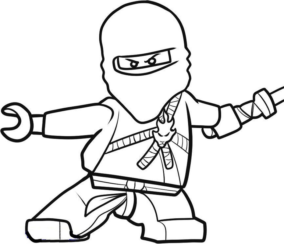 ninja coloring pages 1