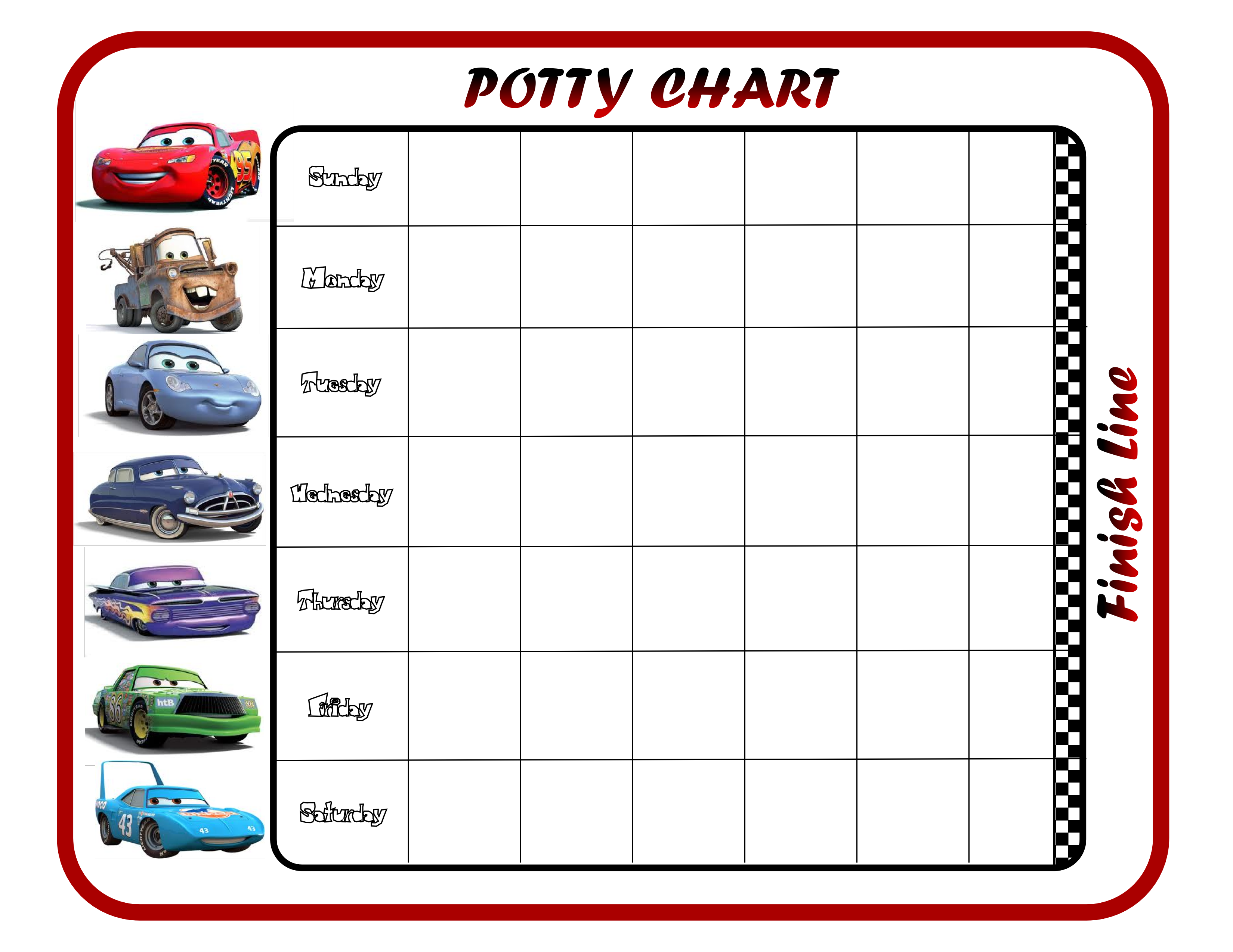 printable potty chart 2