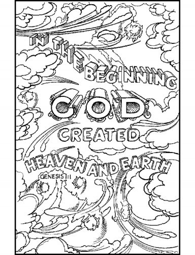 Full Version of Scripture Coloring Pages | Educative Printable