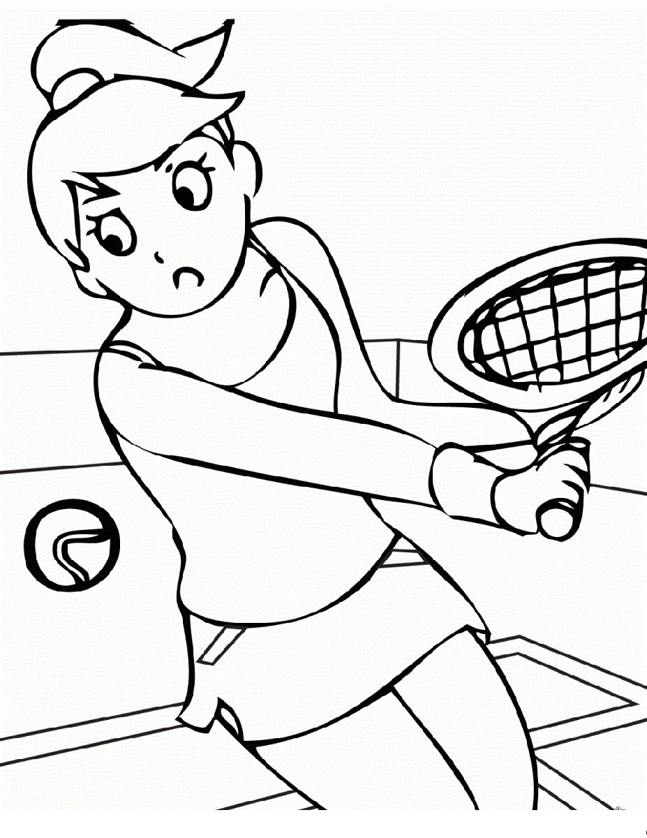 sports coloring pages 3