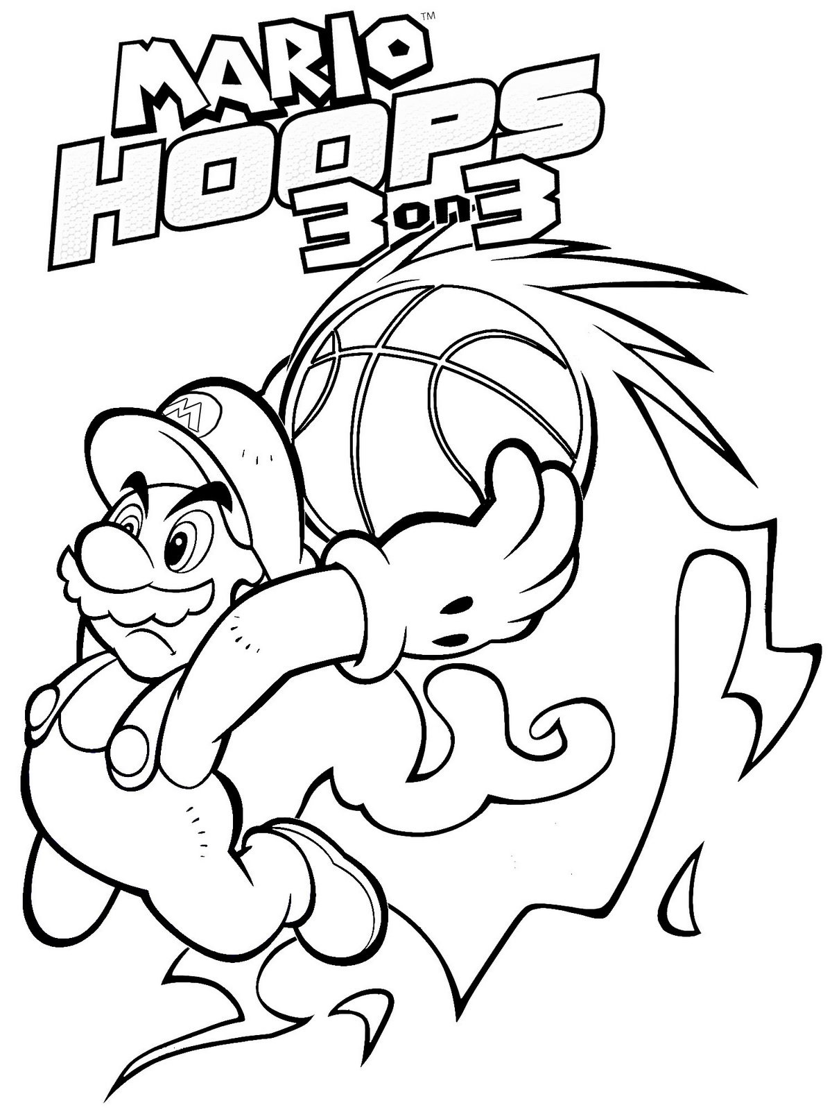mario coloring pages 4