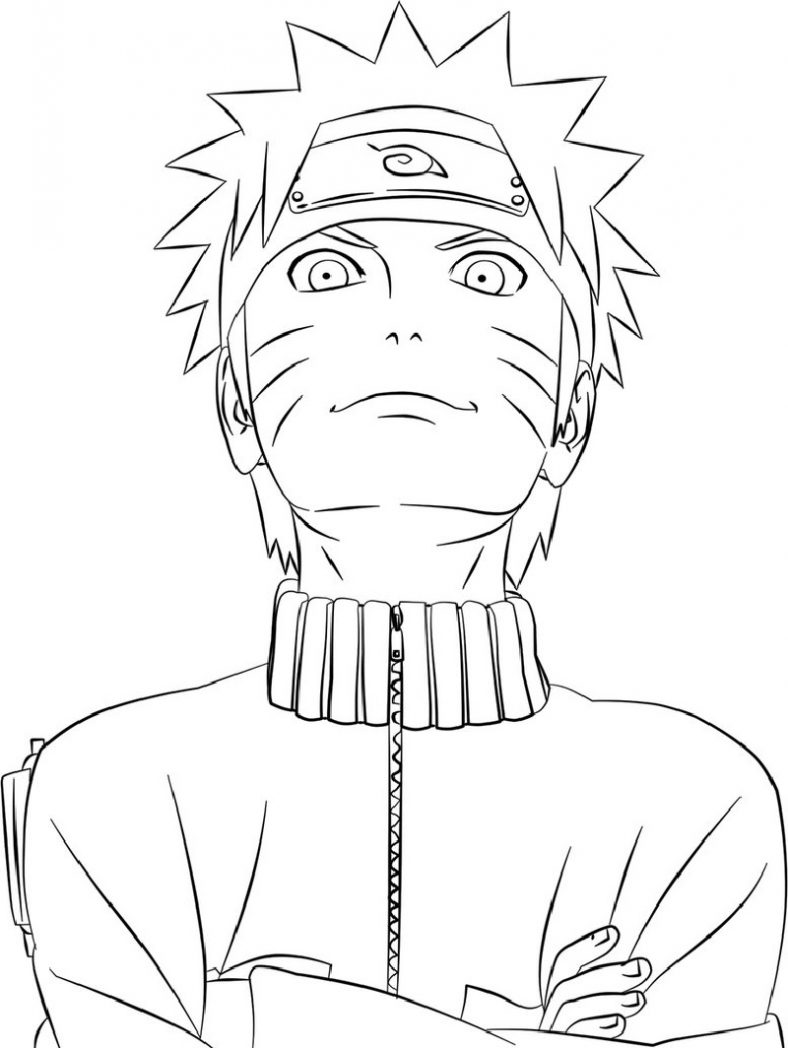naruto coloring pages 2