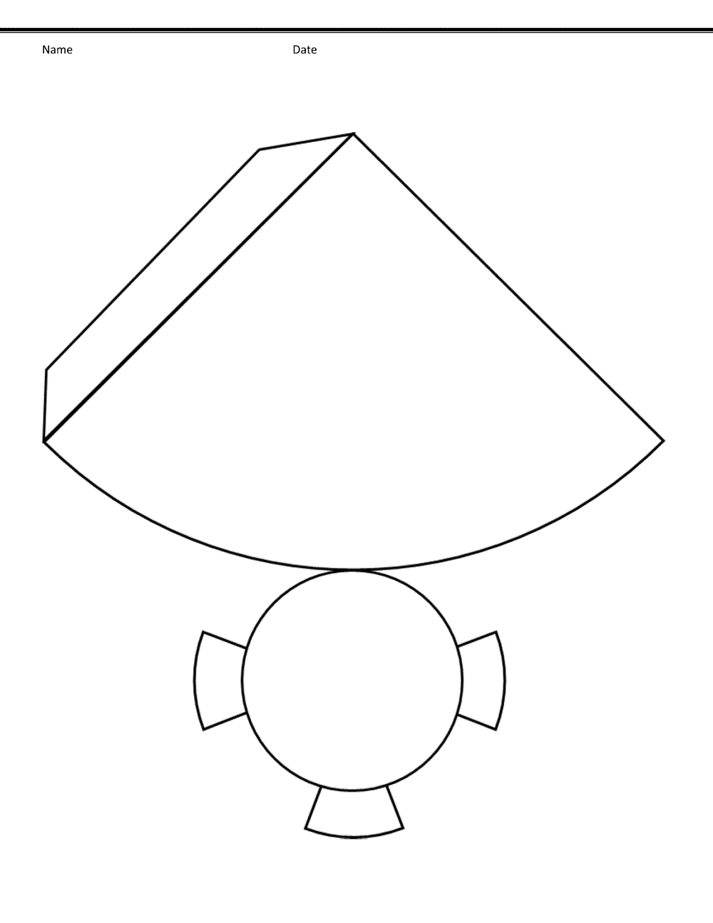 Shape Nets For Practice Educative Printable