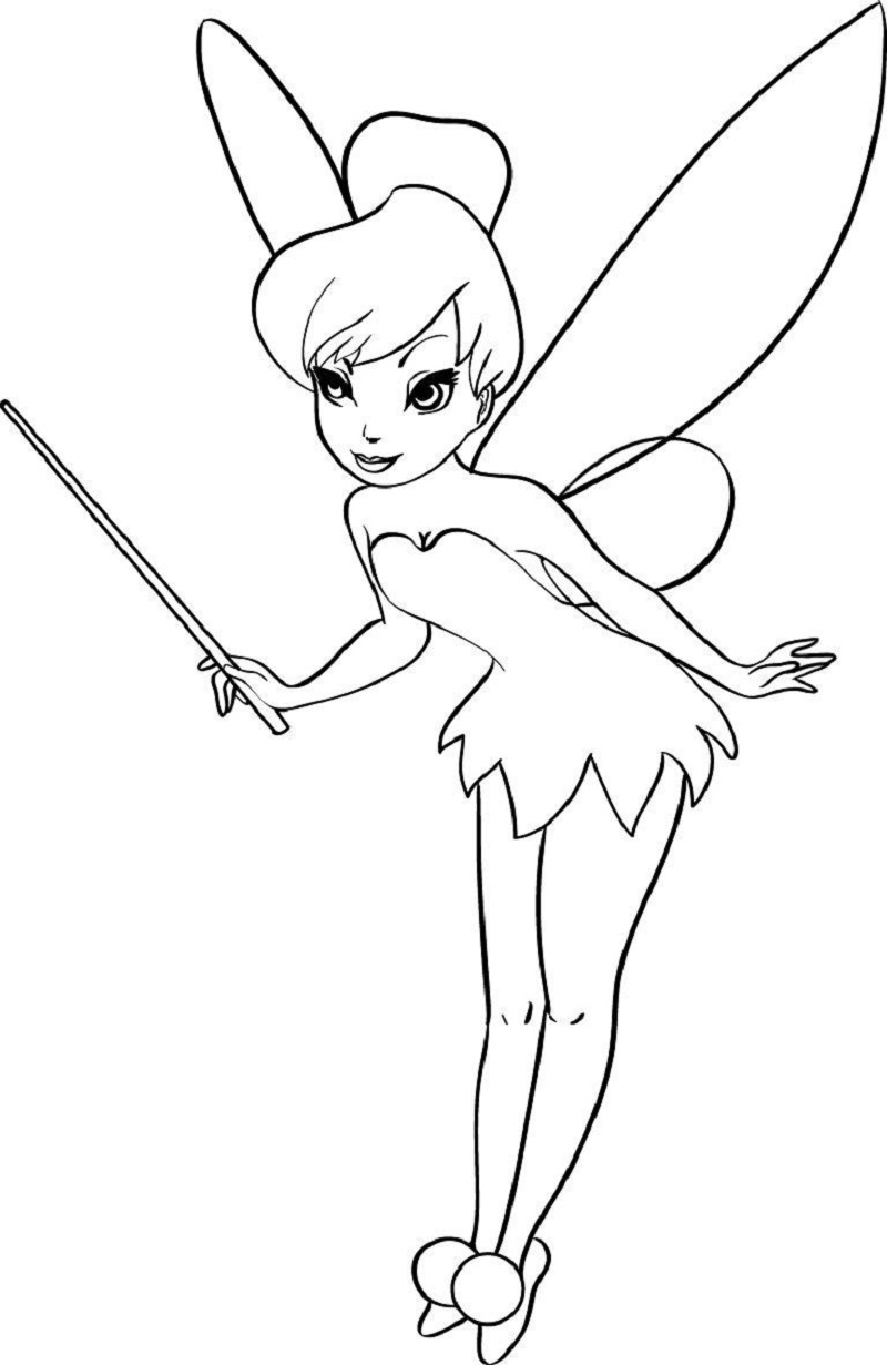 tinkerbell coloring pages 1