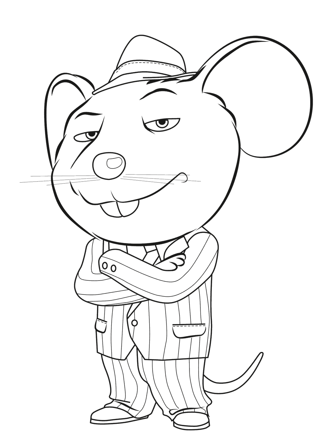 sing coloring pages 3