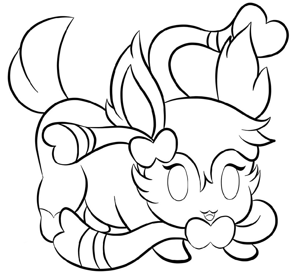 sylveon coloring pages 1