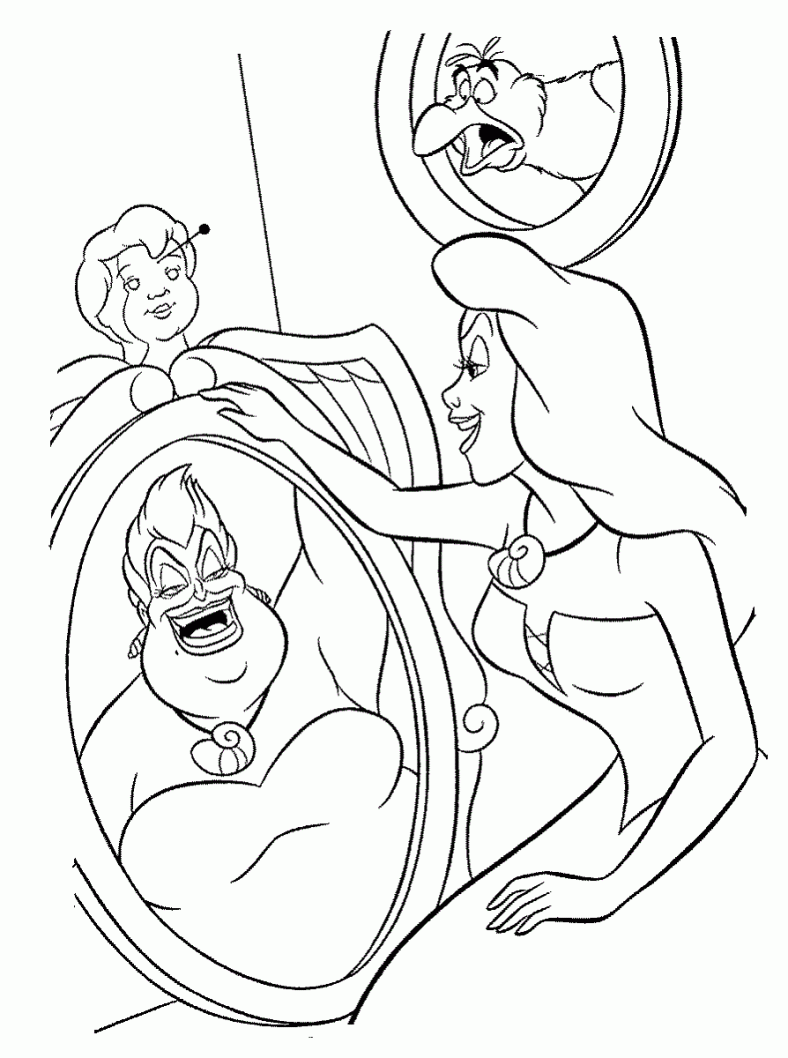 ursula coloring pages 1