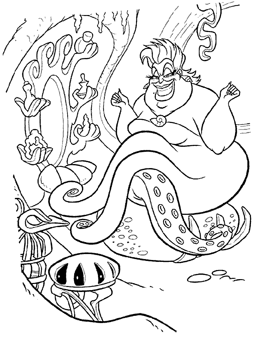 ursula coloring pages 2