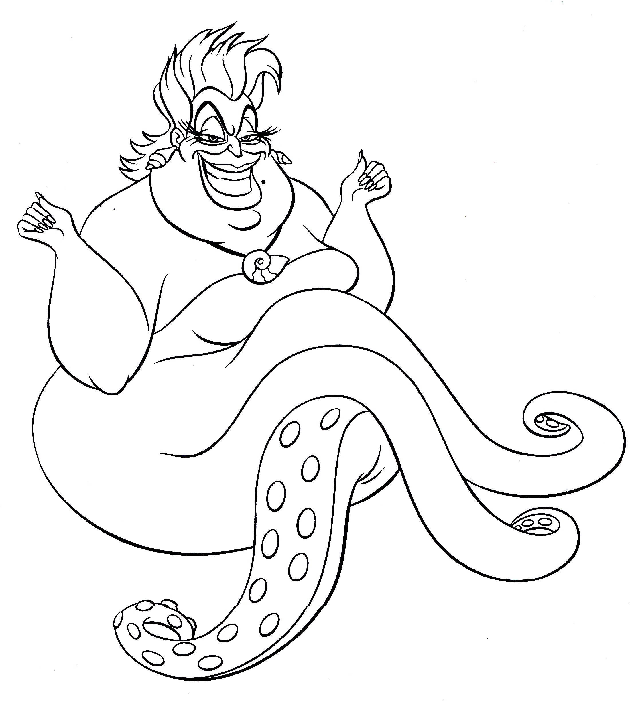 ursula coloring pages 5